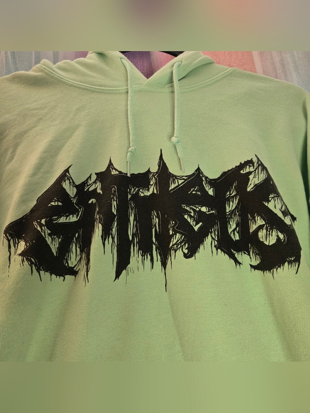 Entheos Mint Green Hoodie L - LIKE NEW - Picture 3 of 5
